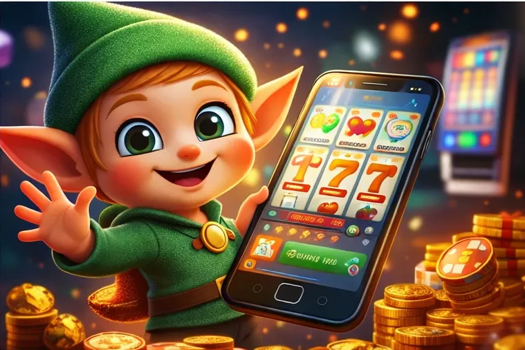 Luckyelf slot preview on mobile screen